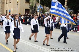 229- Rhodes- Defile Dodecanese grec